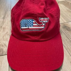 Vineyard vines kids American flag sports cap